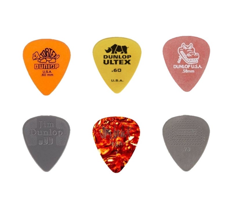 MXR M75 Super Badass Distortion Guitar Effects Pedal with Power Supply, 2 Patch Cables, and 6 Dunlop Picks - Image 5